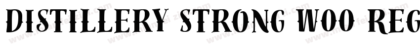 Distillery Strong W00 Regular字体转换